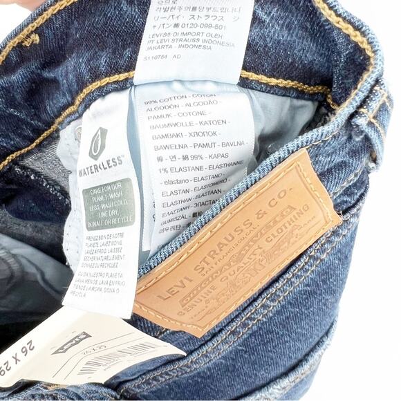NWT Levi’s 70s High Waist Slim Straight Leg Jeans 26 Sonoma Hills Wash - Picture 6 of 7